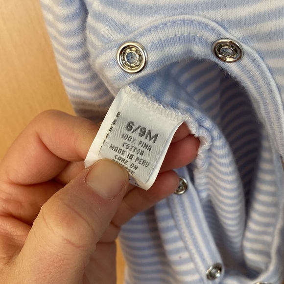 Romper Blue & White 6/9 months - Picture 7 of 7
